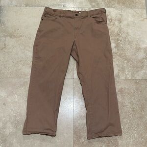 True nation relaxed fit tan brown pants